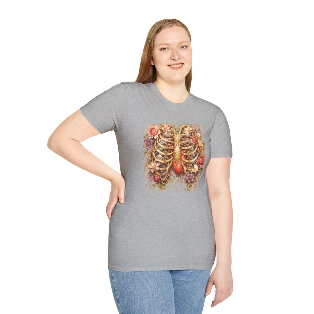 Nouveau Flower Ribcage T-Shirt
