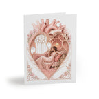 Greeting Card — Vintage Romantic Heart Anatomy Illustration (Pack of 8/16/24)