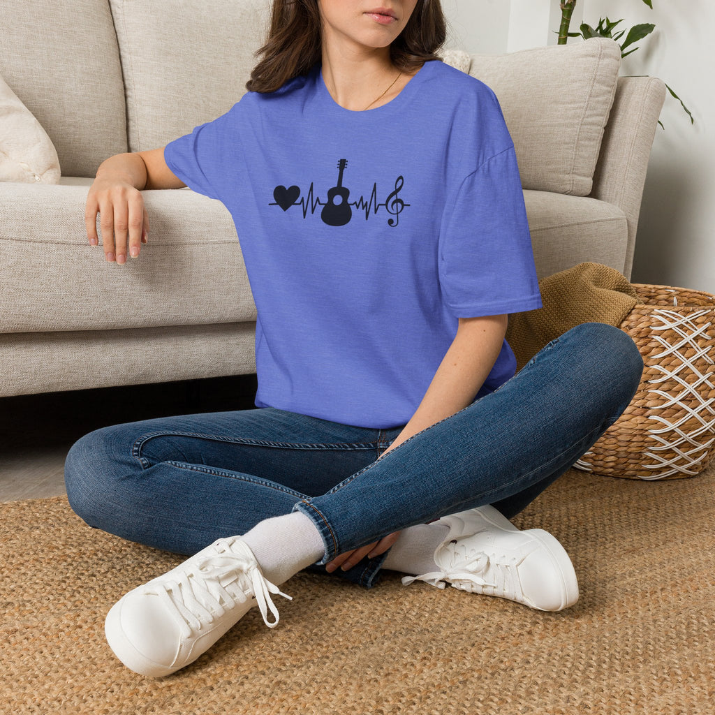 Heartbeat Guitar Music T-Shirt