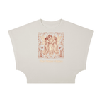 Three Muses Women's Cropped Dolman T-Shirt