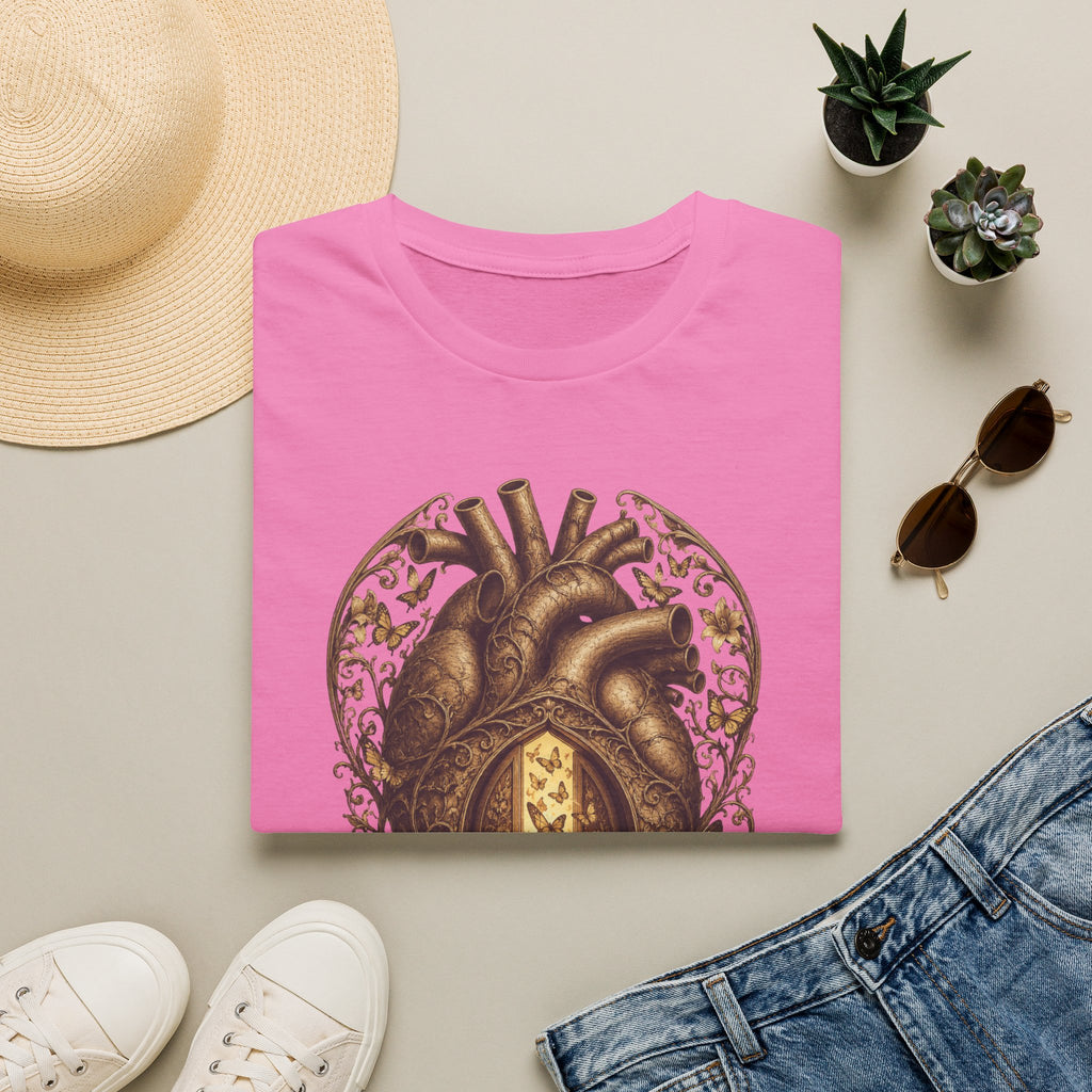 Butterfly Door Heart T-Shirt
