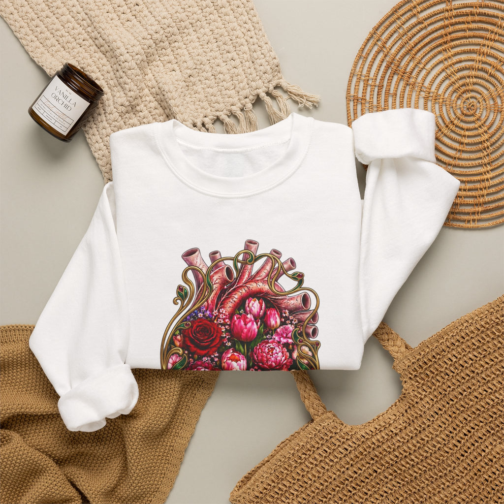 Nouveau Heart Crewneck Sweatshirt