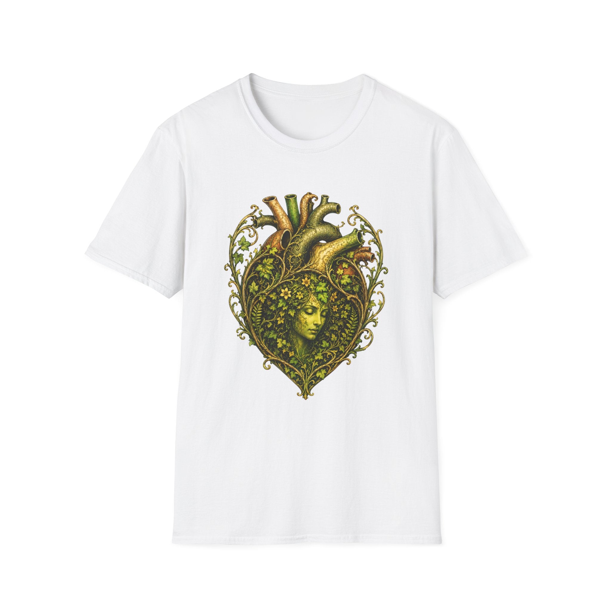 Green Woman Heart T-Shirt
