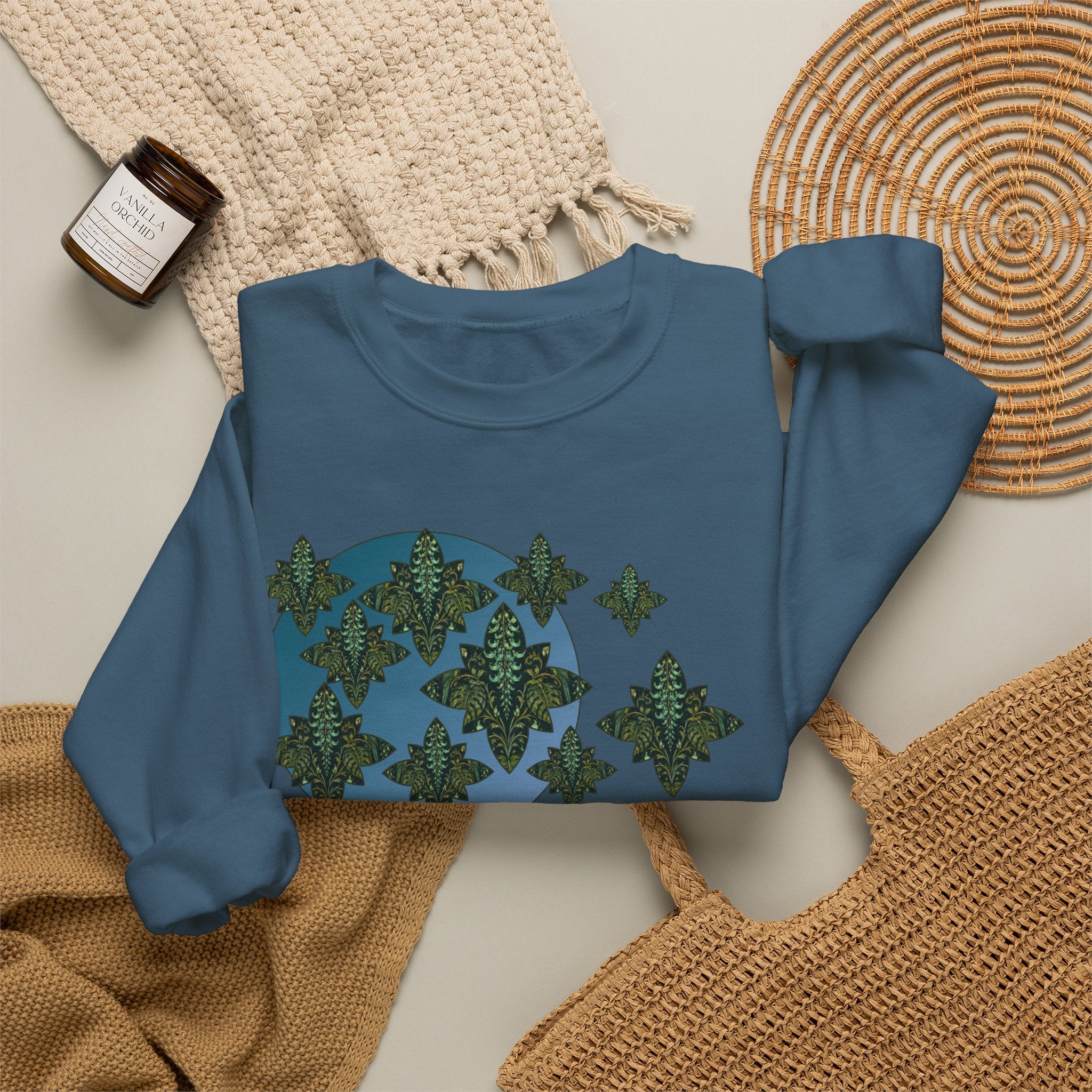 Jade Vine Crewneck Sweatshirt