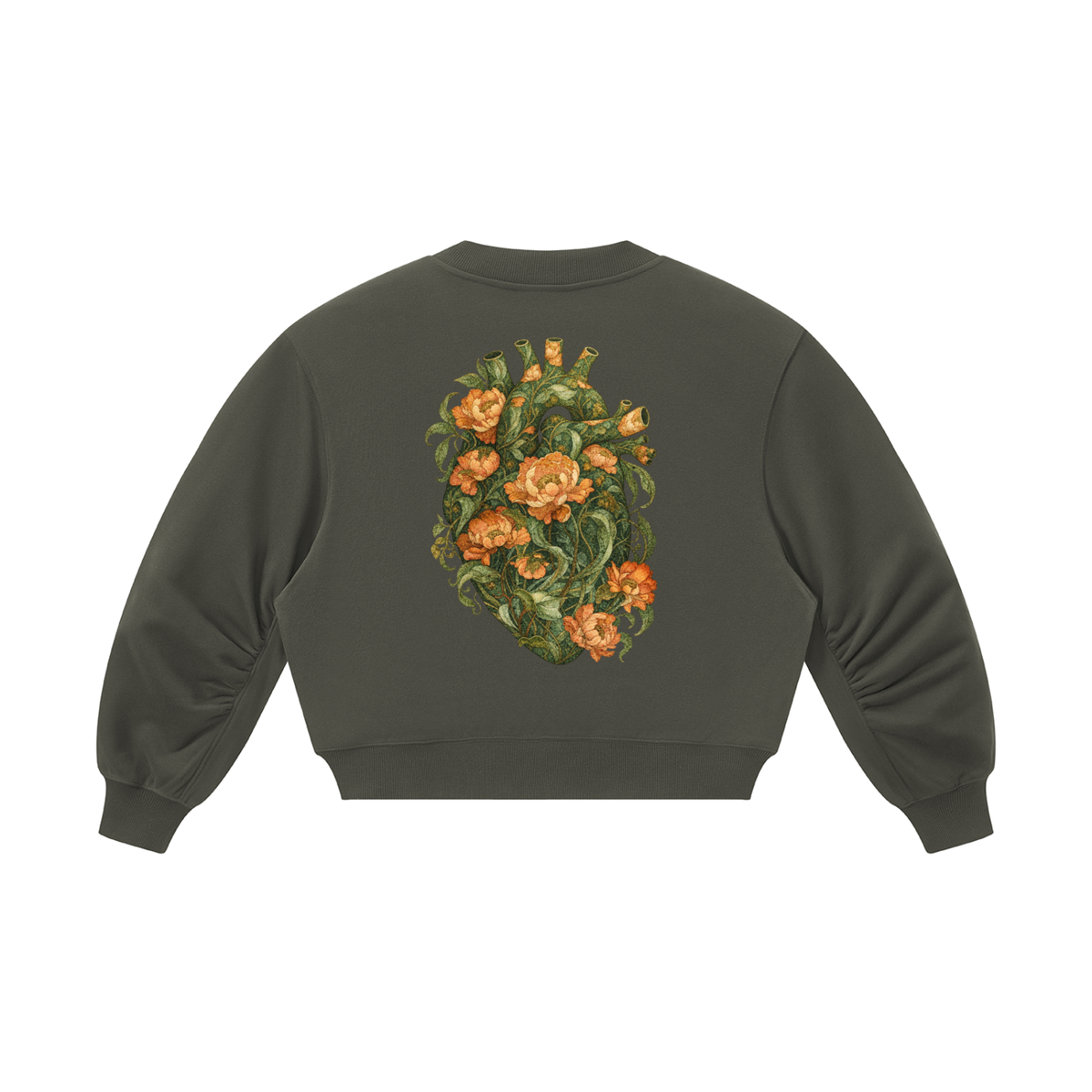 LJM Monogram Women’s Crop V-Neck Sweatshirt