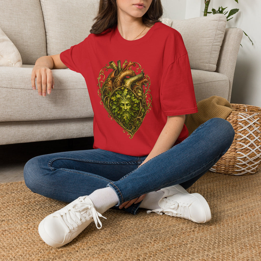 Green Man Heart T-Shirt
