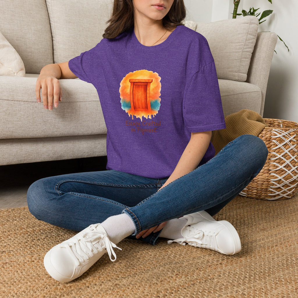 Wooden Door Illustration T-Shirt