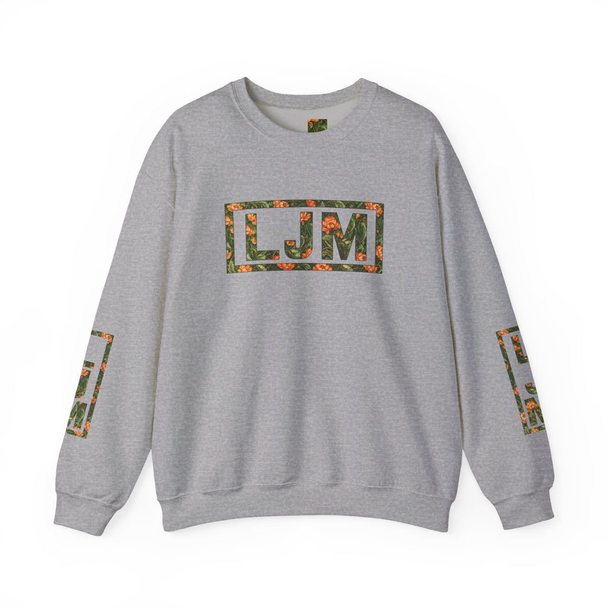 Floral Monogram Crewneck Sweatshirt