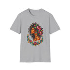 Peonies Stained Glass Graphic Tee