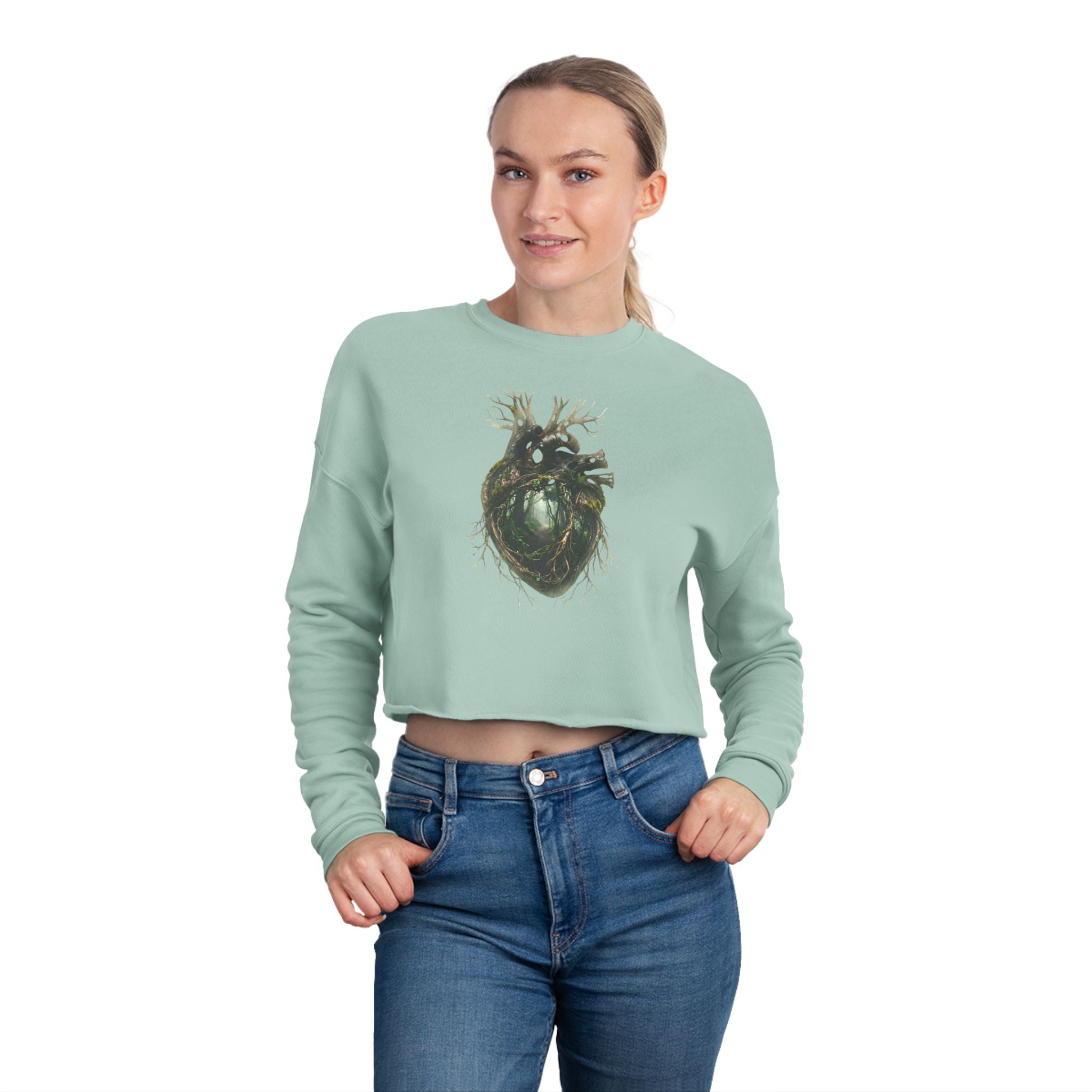 Dark Forest Cropped Sweatshirt