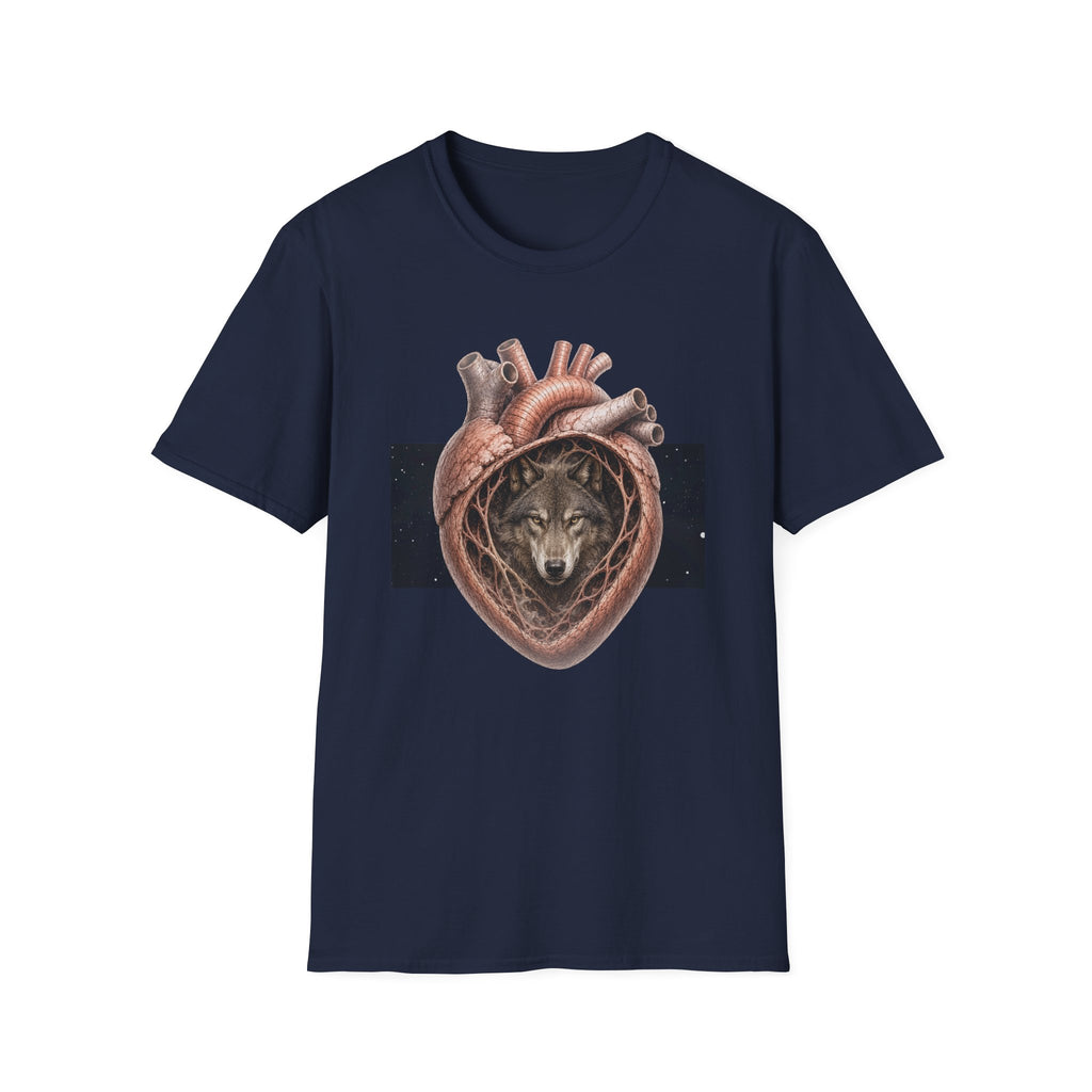 Spirit Wolf Heart T-Shirt