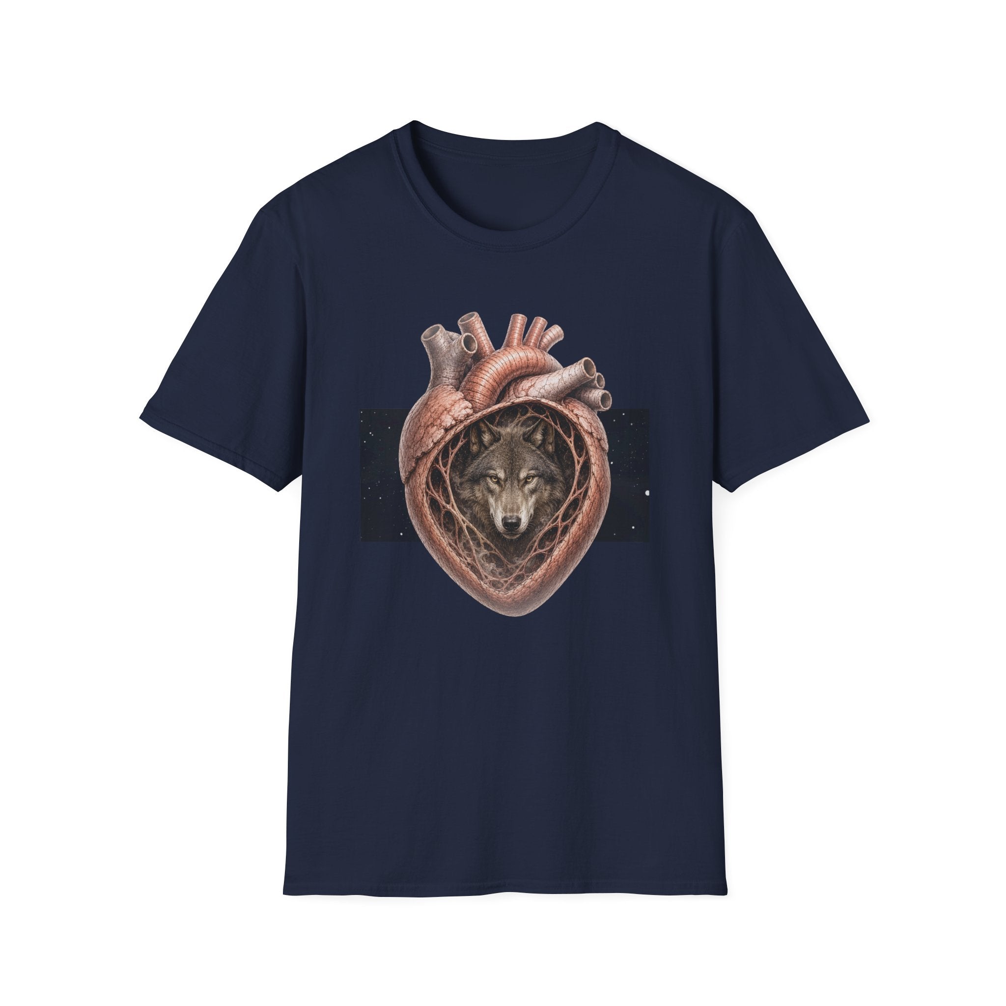 Spirit Wolf Heart T-Shirt