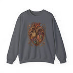 Crystal Heart Crewneck Sweatshirt