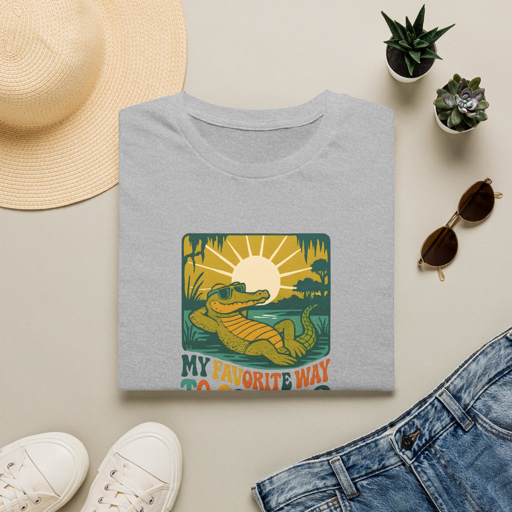 Alligator lounging in swamp T-Shirt