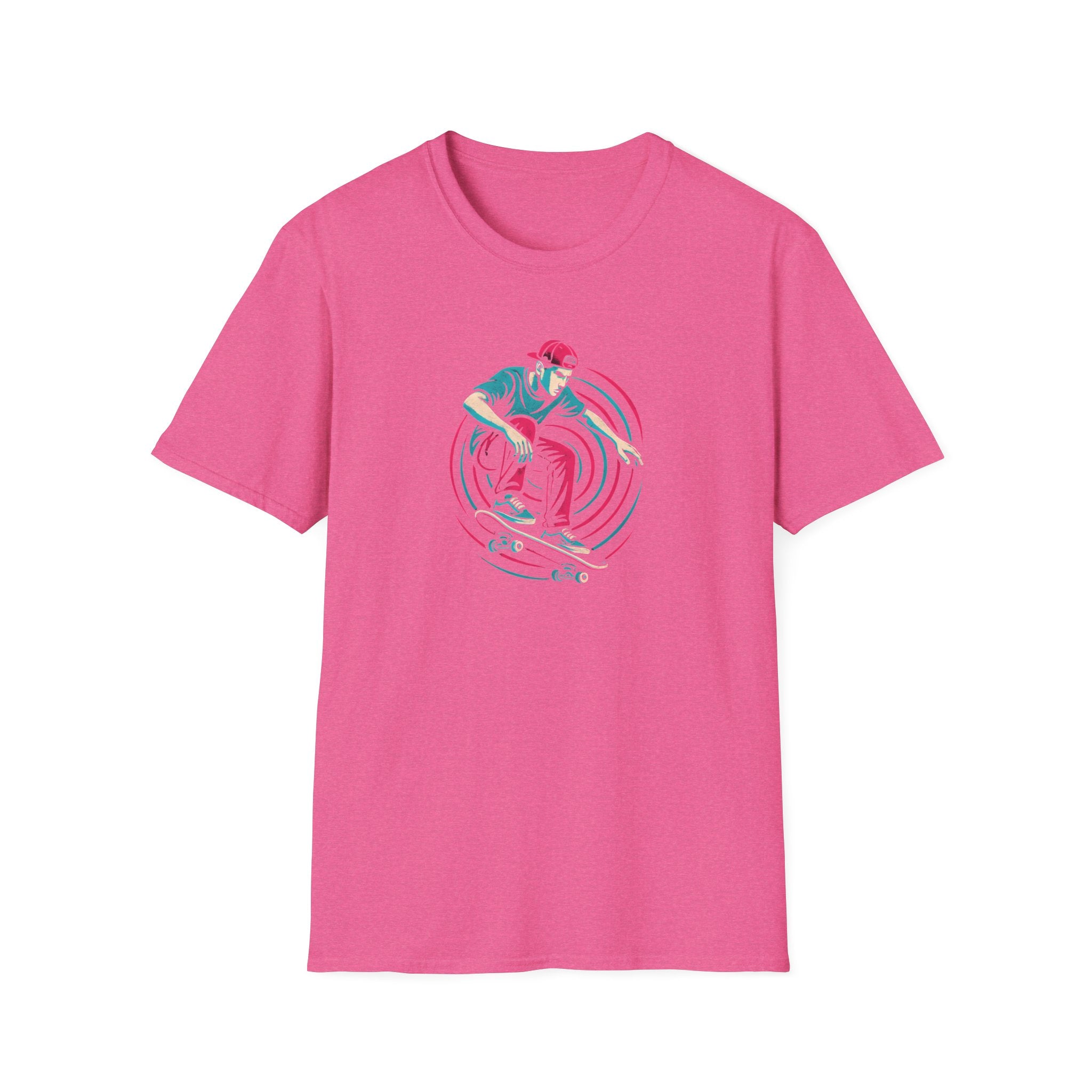 Skateboarder performing trick T-Shirt