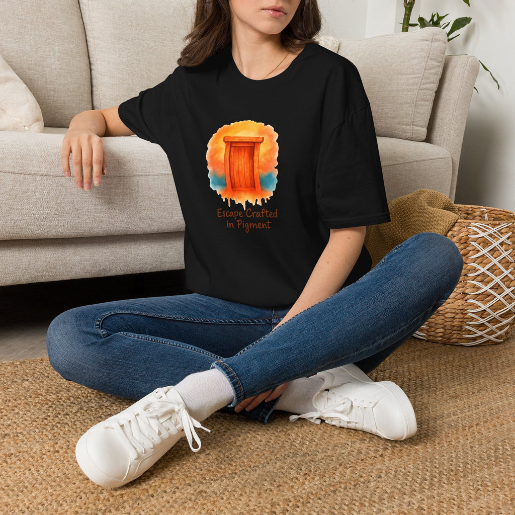 Wooden Door Illustration T-Shirt