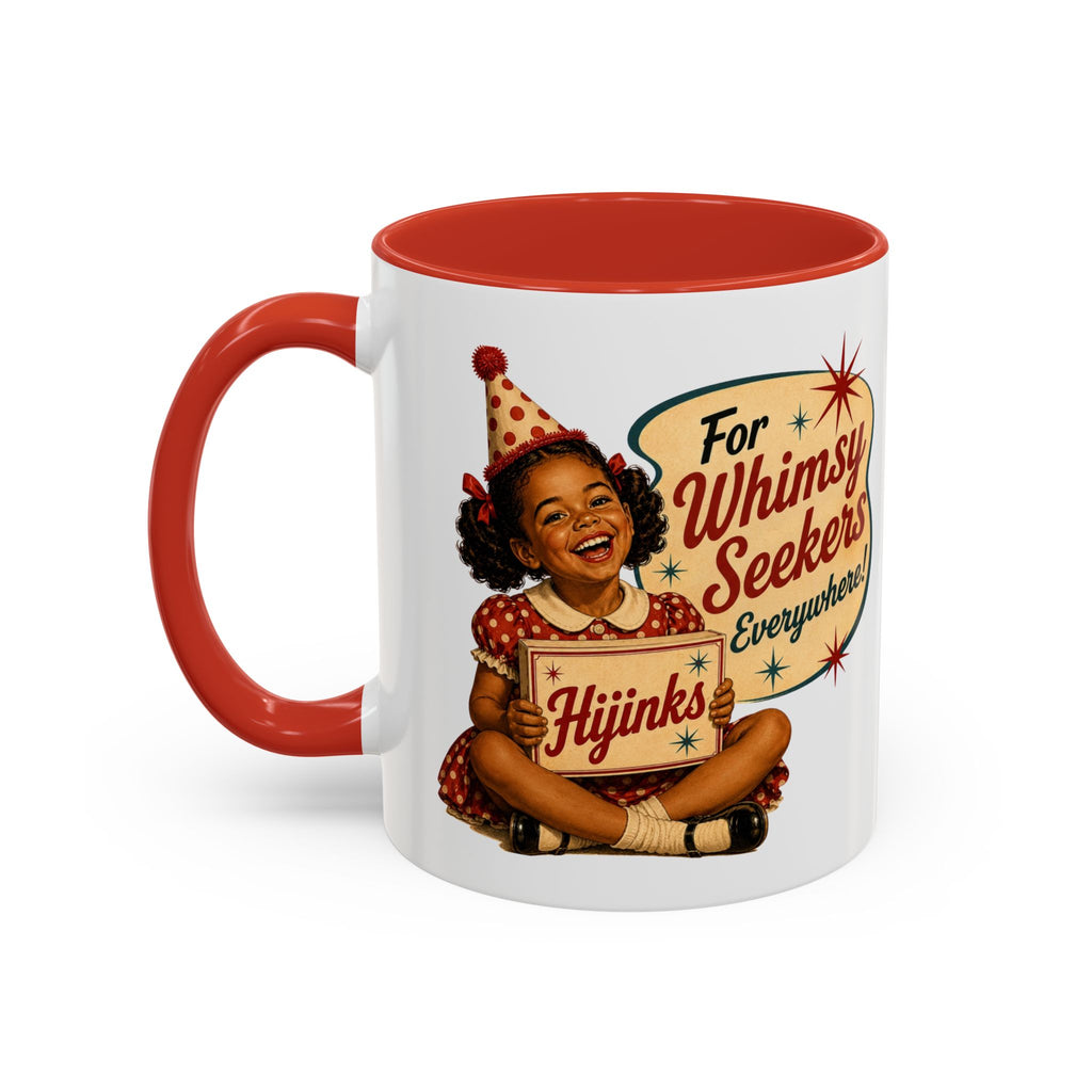Retro 'For Whimsy Seekers Everywhere' Accent Coffee Mug