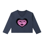 Heart Light Women's Raw Hem Long Sleeve T-Shirt