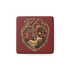 Nouveau Inner Muse Portrait Porcelain Magnet