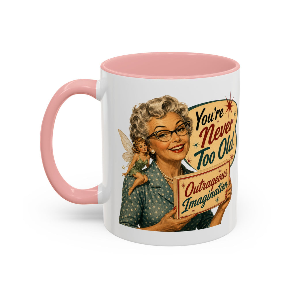Outrageous Imagination Retro Accent Coffee Mug