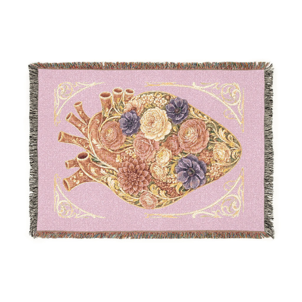 Garden Heart Throw