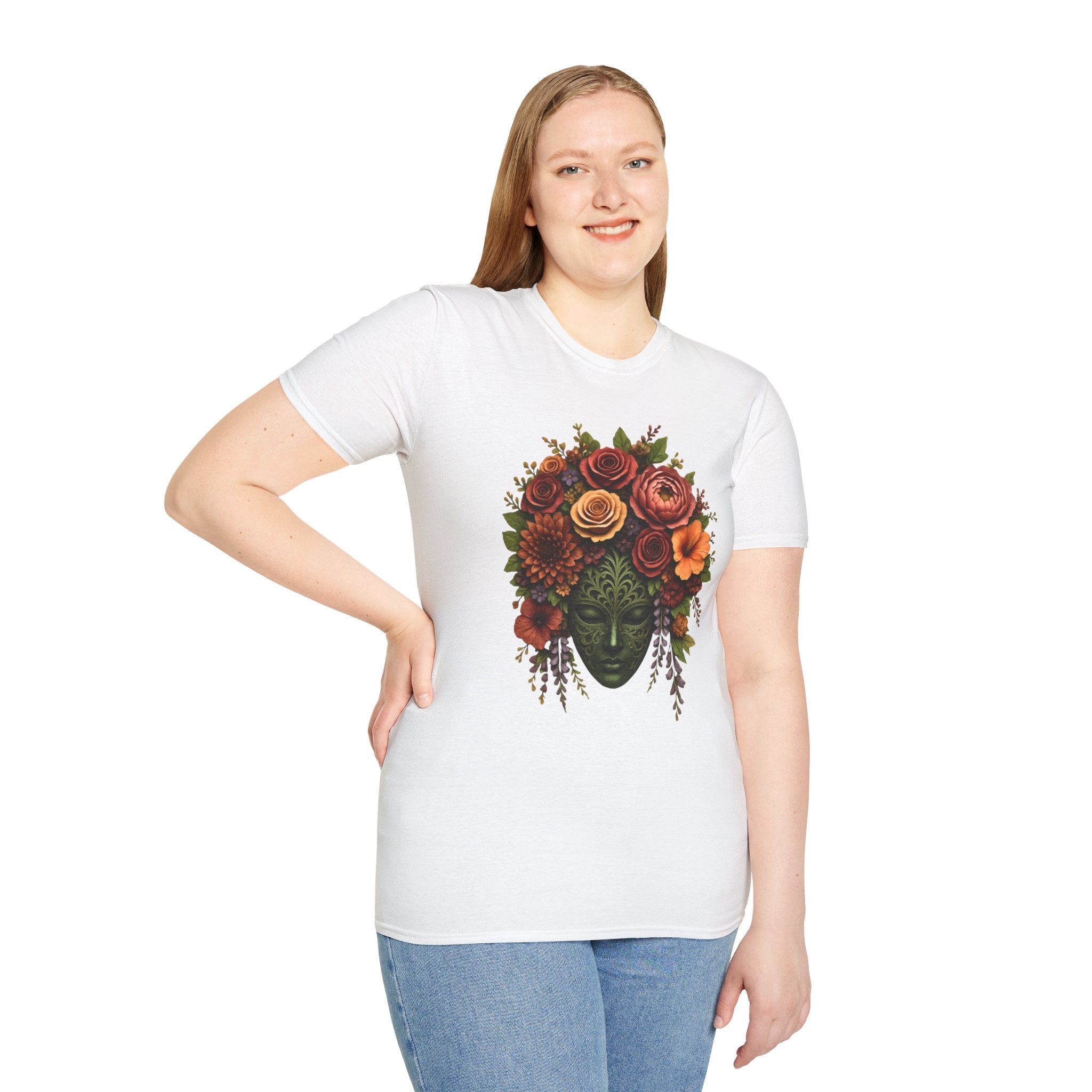 Black Mask Heart T-Shirt