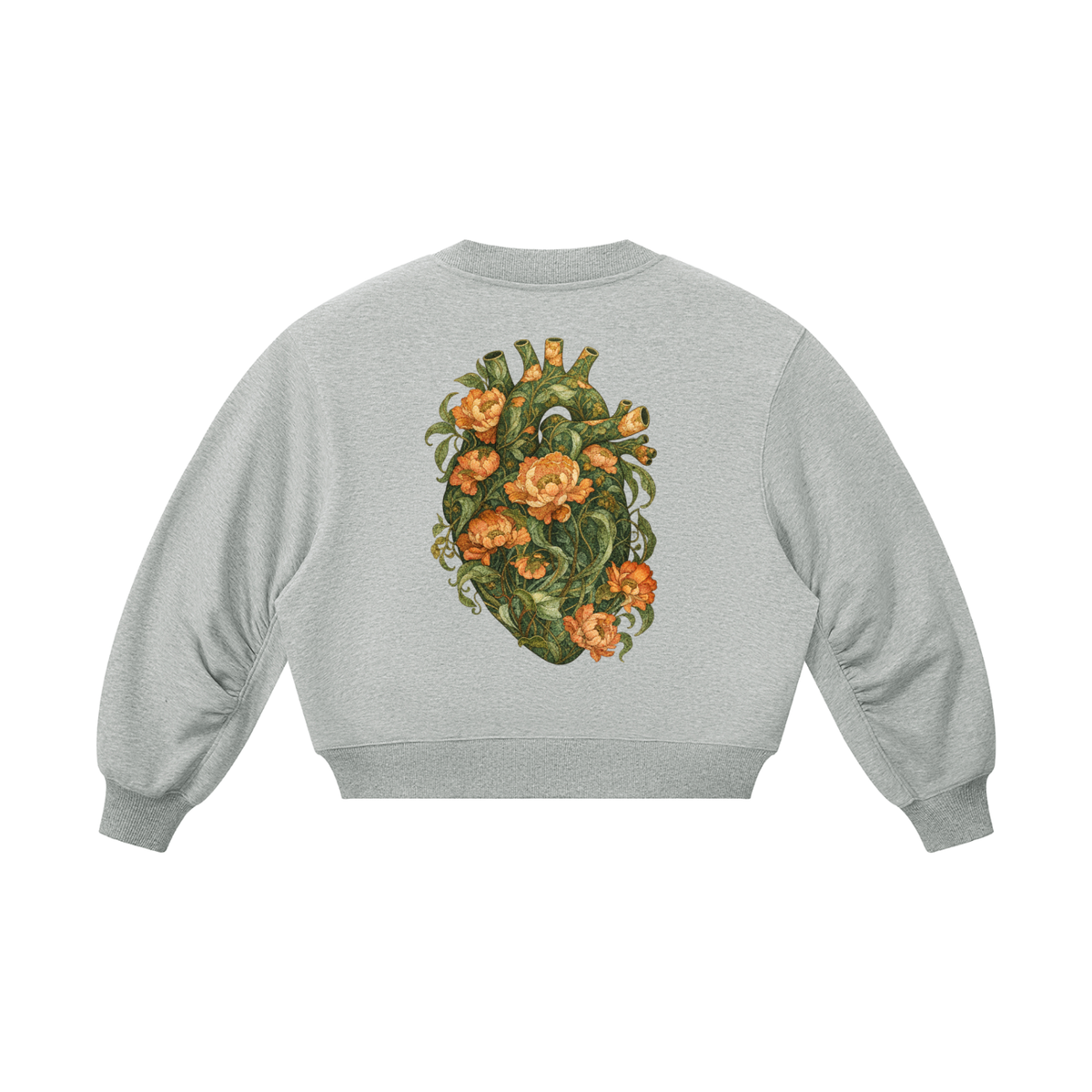 LJM Monogram Women’s Crop V-Neck Sweatshirt