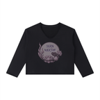 Born Worthy Women's Raw Hem Long Sleeve T-Shirt
