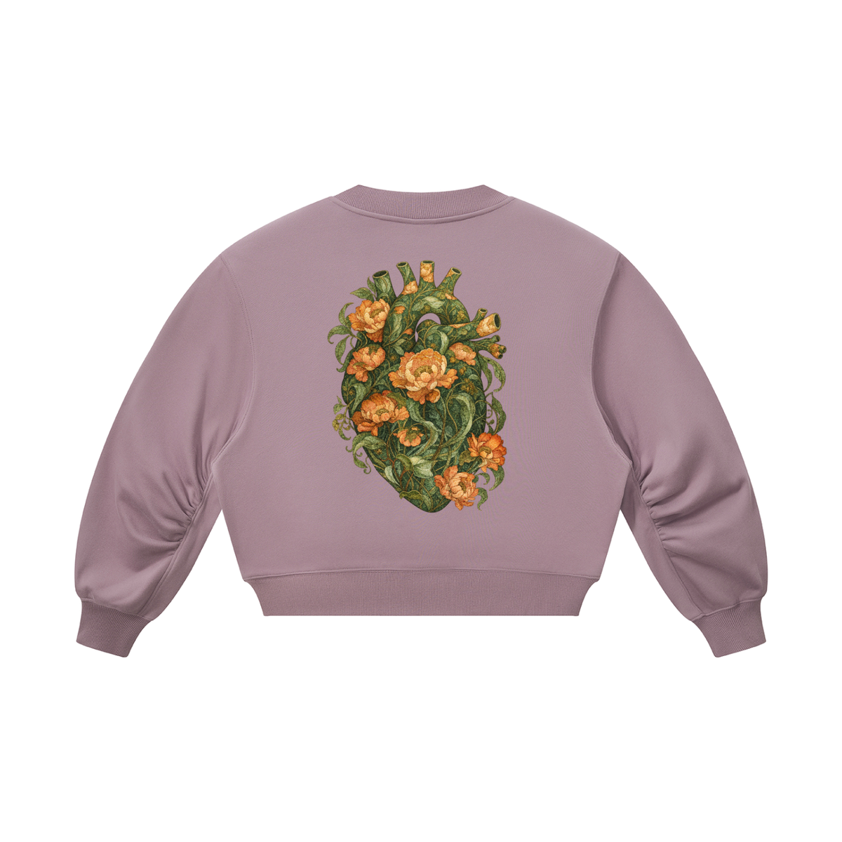 LJM Monogram Women’s Crop V-Neck Sweatshirt