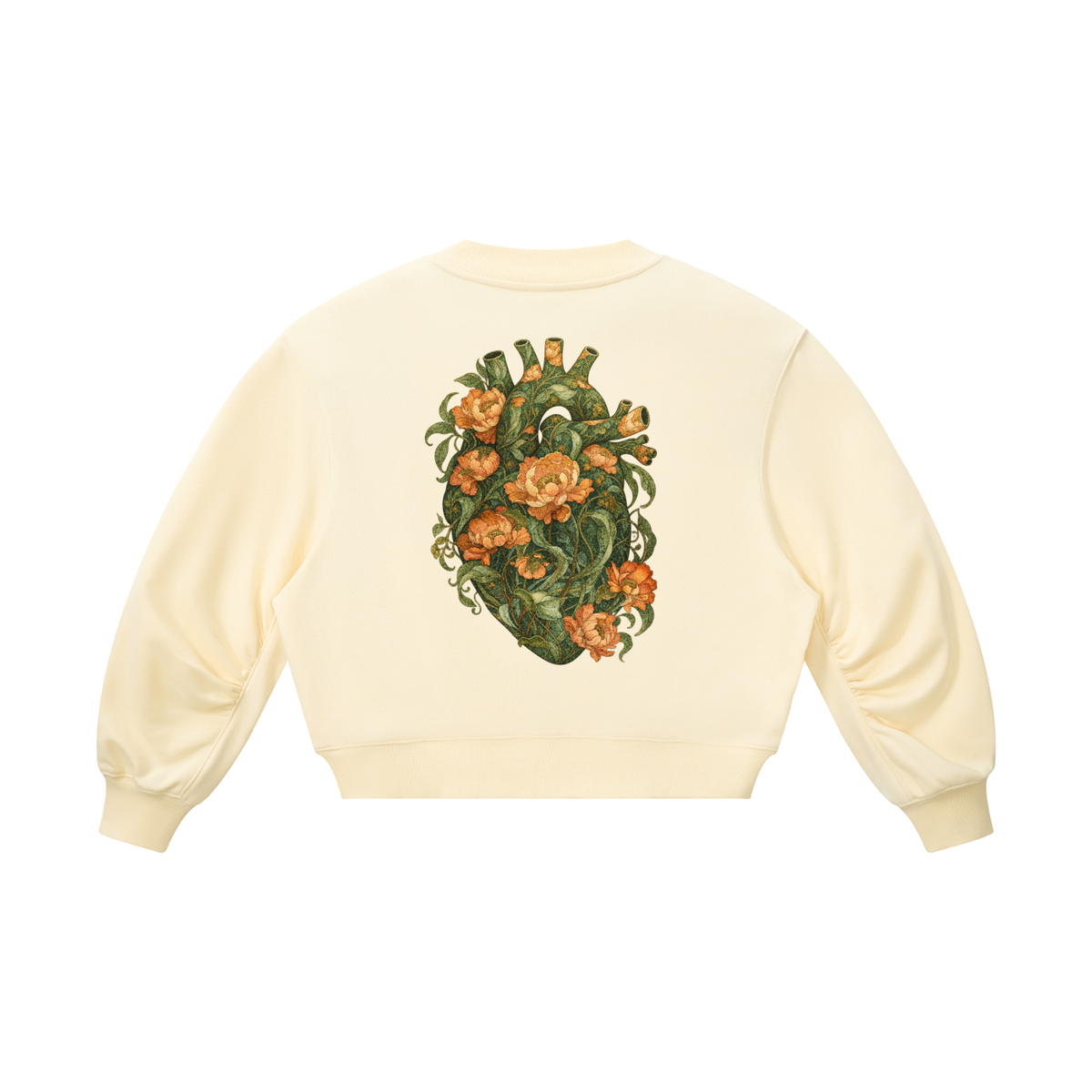LJM Monogram Women’s Crop V-Neck Sweatshirt