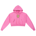 Nine Tail Snow Washed Cropped Hoodie