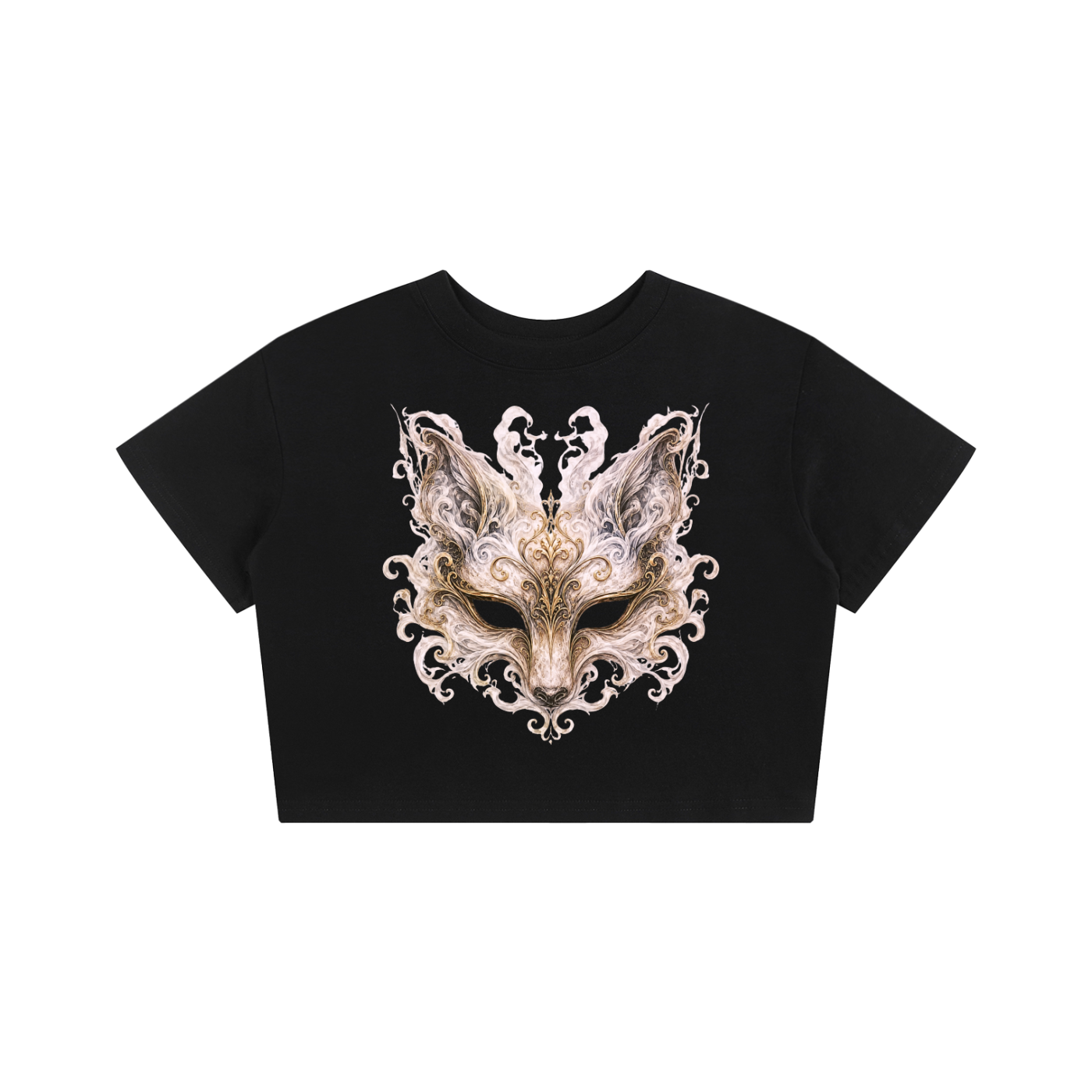 Fox Mask Baby Tee Seamless T-Shirt