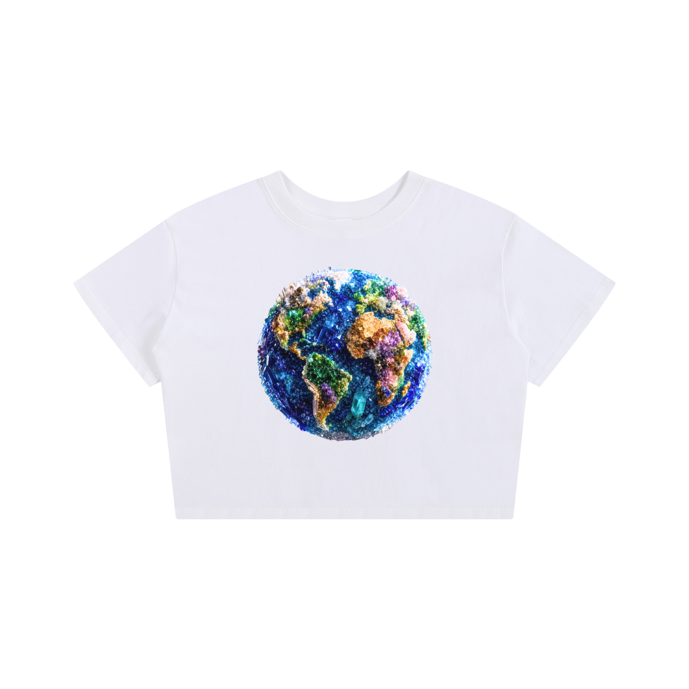 Crystal Earth Baby Tee Seamless T-Shirt