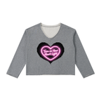 Heart Light Women's Raw Hem Long Sleeve T-Shirt